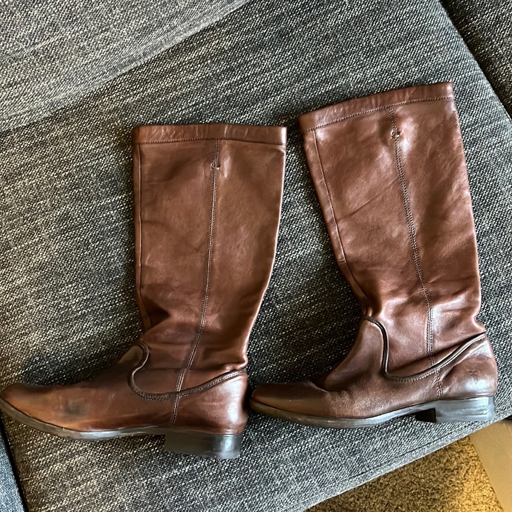 Frye Brown Cindy Slouch Boot 5.5